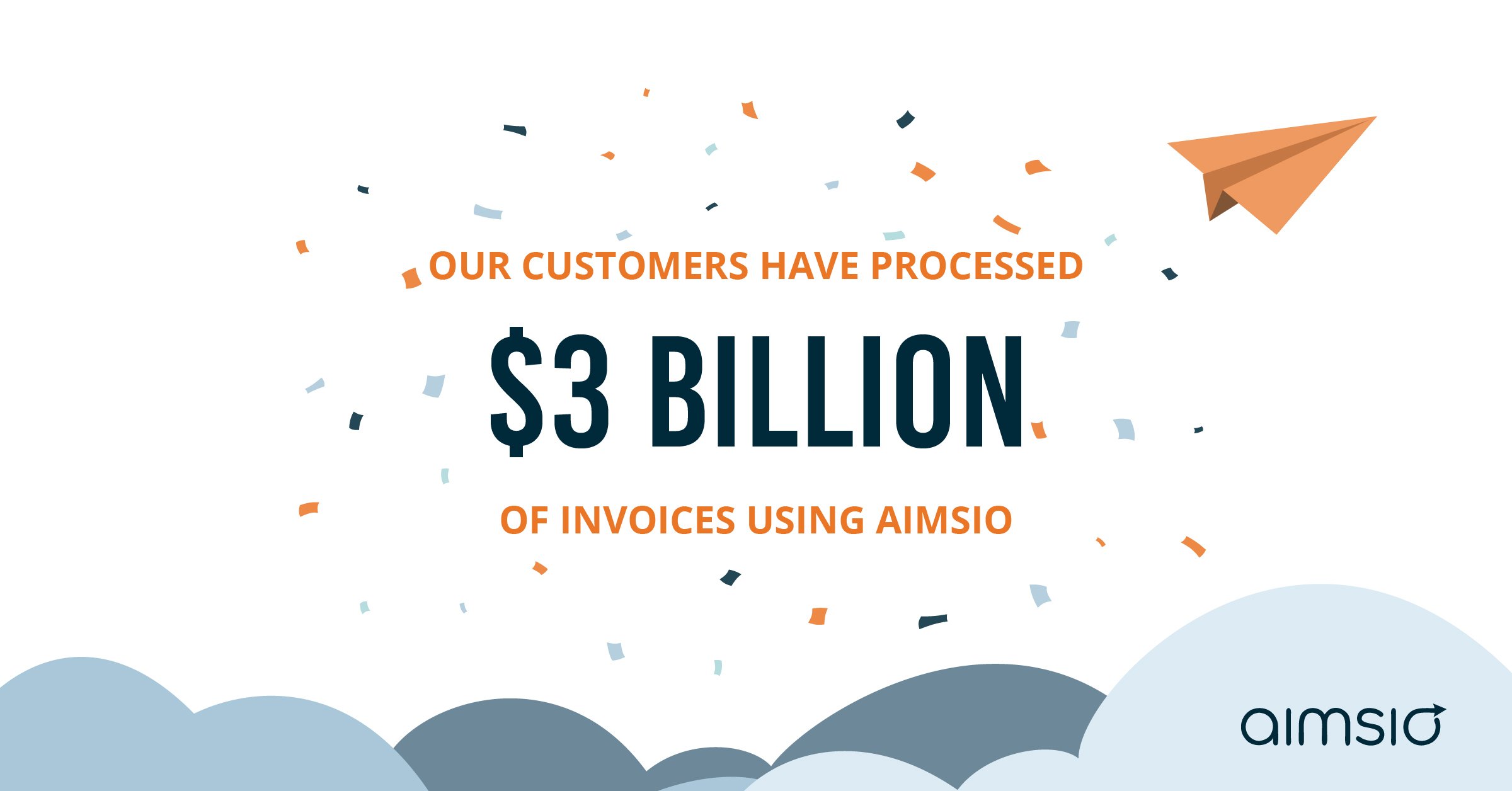 Aimsio software used to process 3 billion dollars worth of invoices
