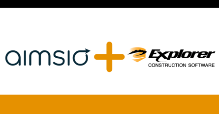 Explorer Construction Software and Aimsio team up