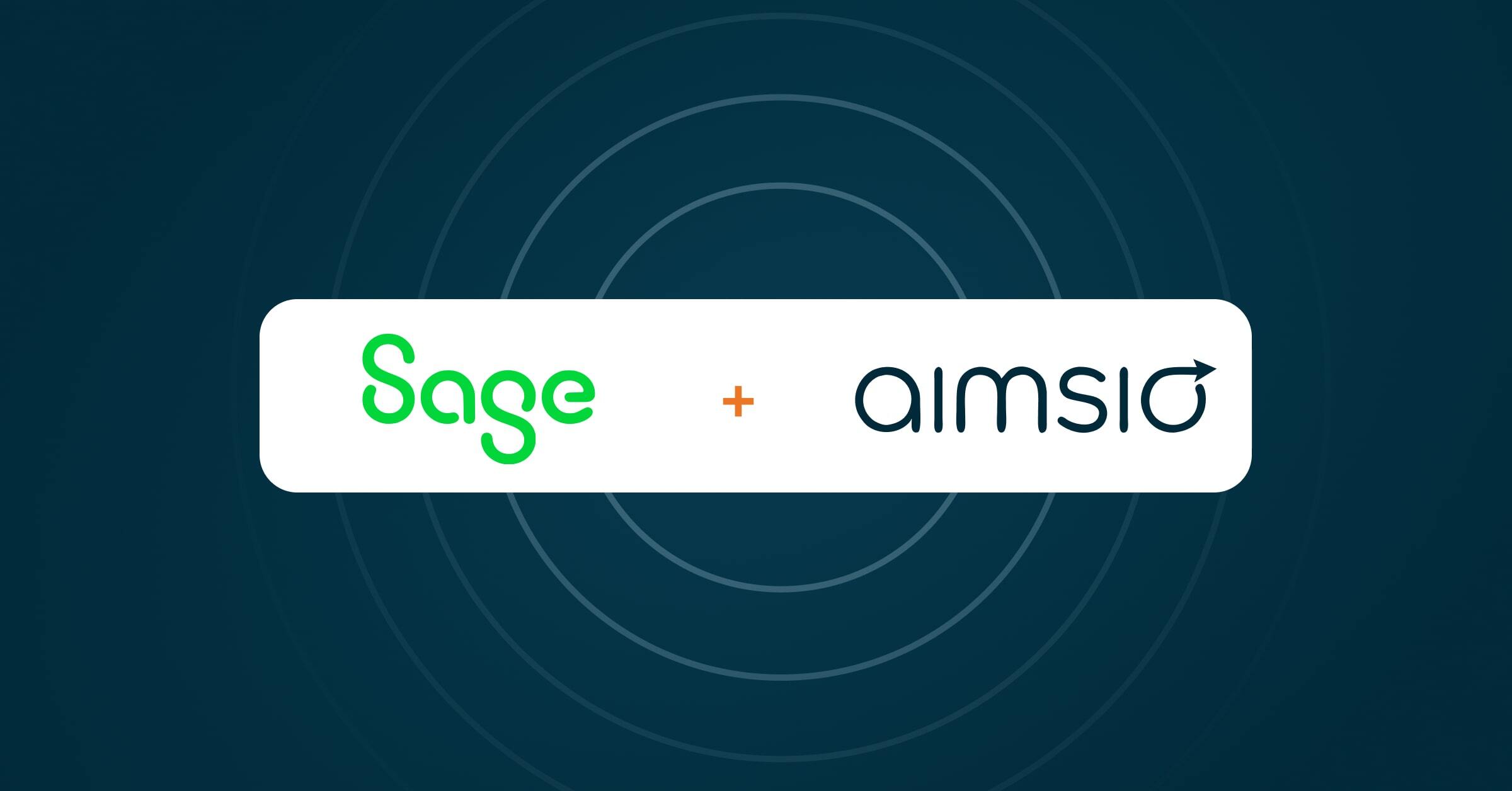 Aimsio and Sage Intacct integration
