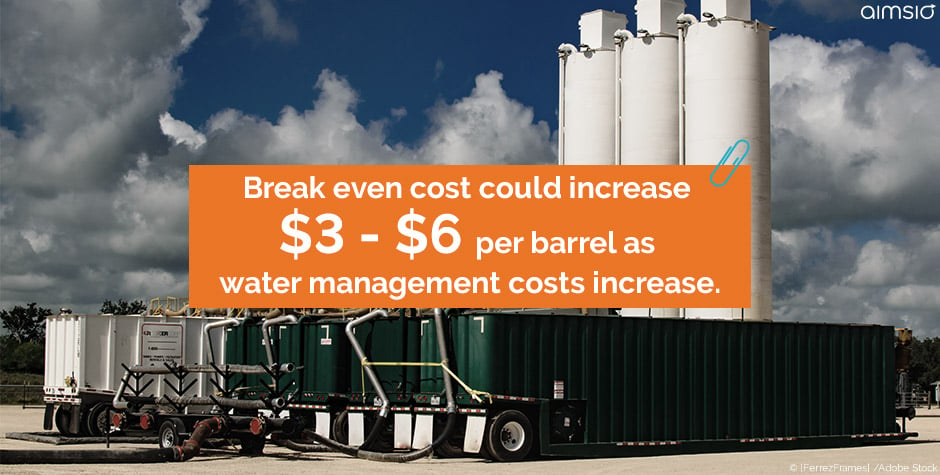 Water tank - water management costs